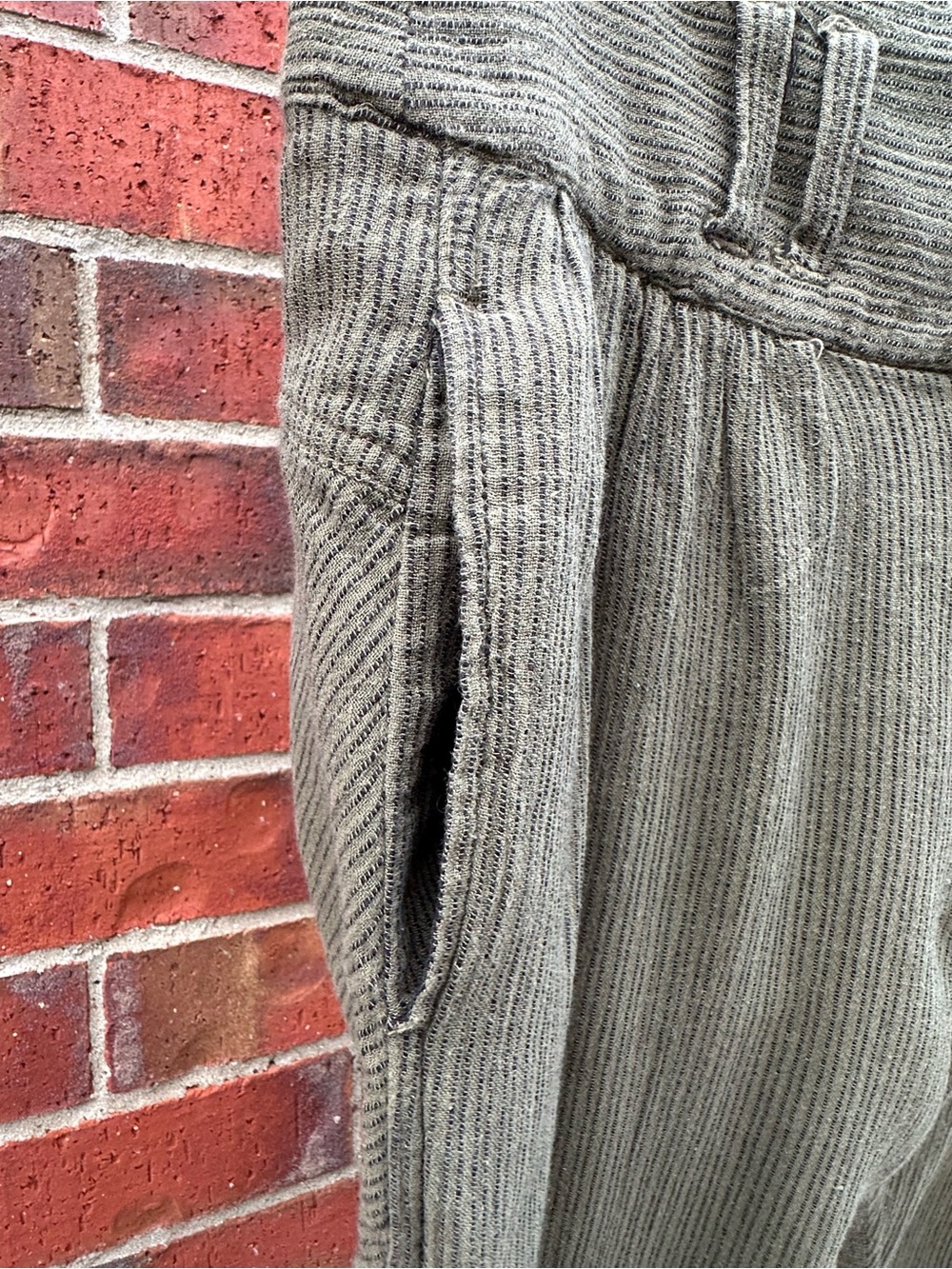 Free People Trouser Relaxed High-Rise Ankle Crop BOHO Festival Gorpcore Academa - Picture 14 of 17